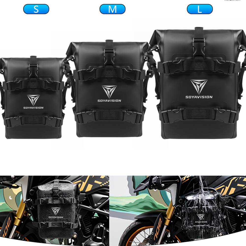 Motorcycle Crash Bar Waterproof Dry Bag - S/M/L 야외 탱크 사이드 백 오토바이
