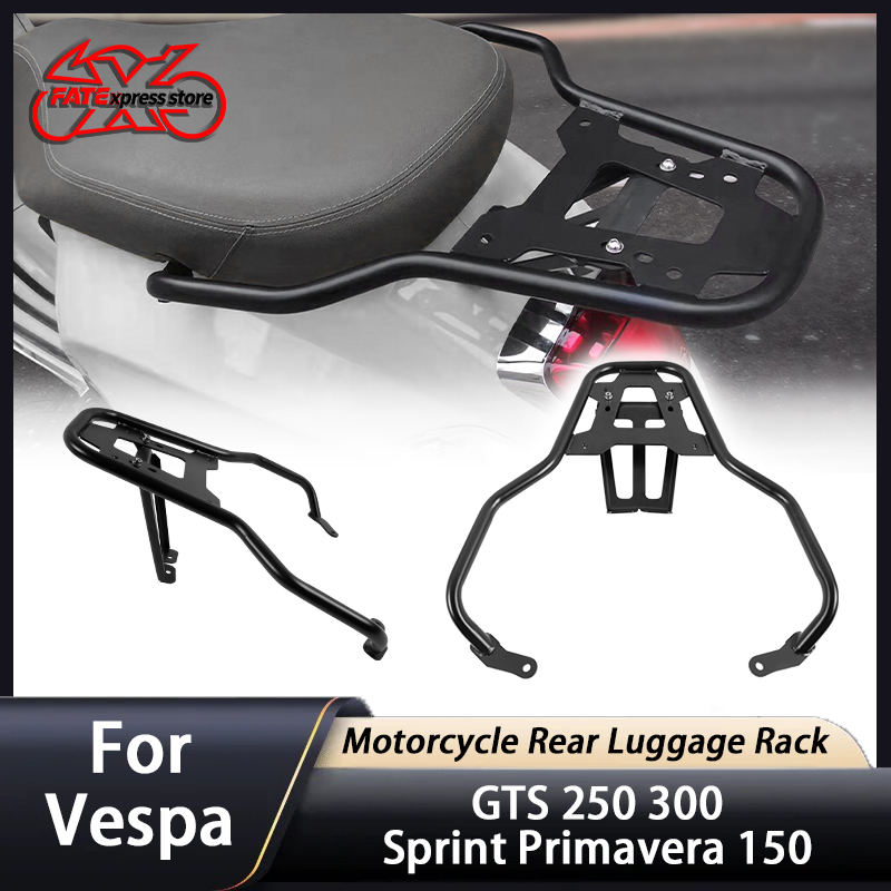 Motorcycle Luggage Rack Rear Carrier Steel - 베스파 GTS 250 300 스프린트 프리마베라