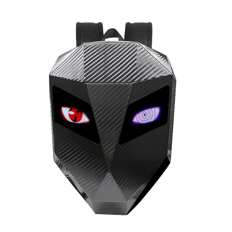 Motorcycle Helmet Backpack Waterproof Led - LOY LED Mochila 나이트 사이클링 배낭