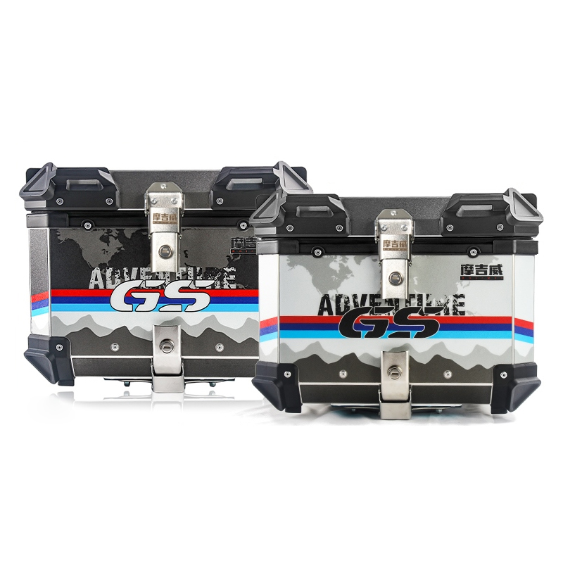 Aluminum Top Case Luggage Box 45L 55L - 오토바이 뒷 트렁크 알루미늄 테일 박스