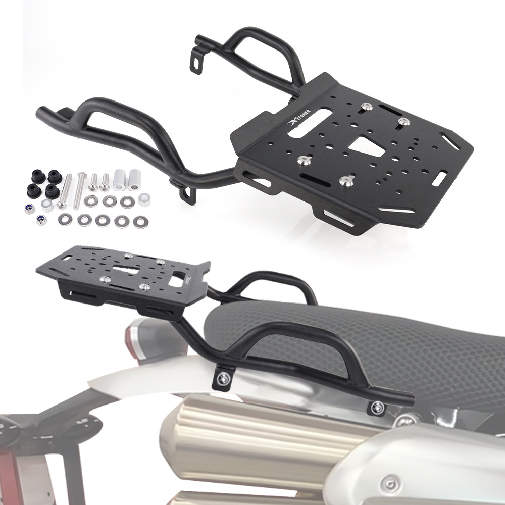 Motorcycle Luggage Rack Rear Carrier Steel - Triumph Scrambler 1200 X 1200 XC