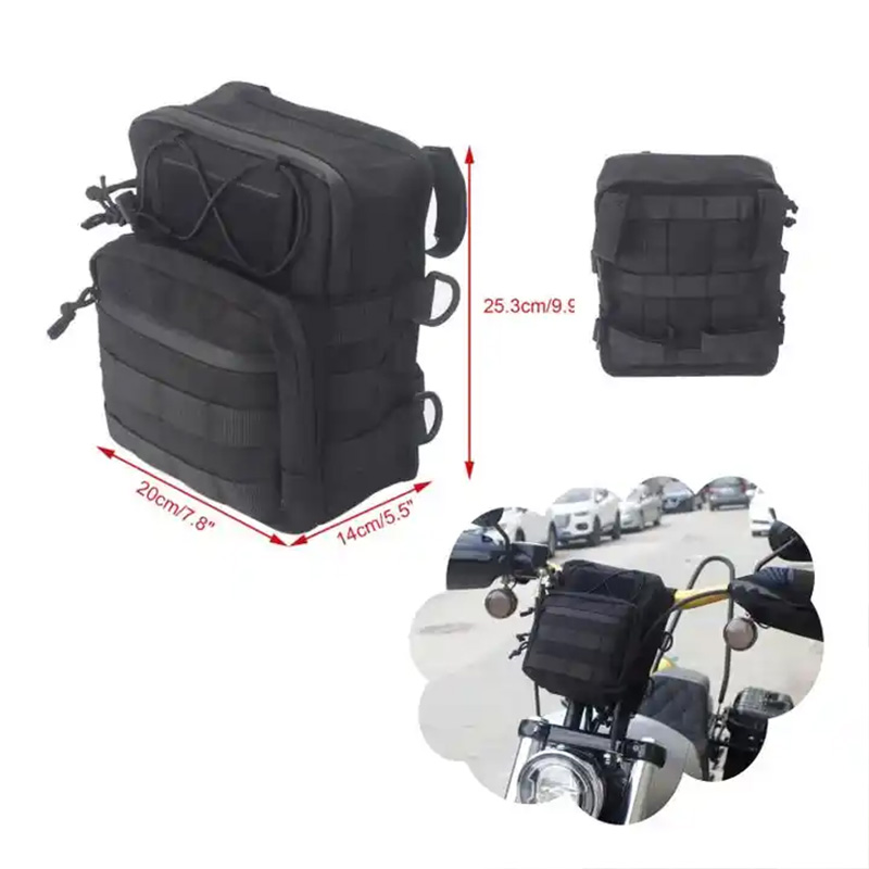 Waterproof Motorcycle Handlebar Bag Pouch - 할리 소프테일 다이나 스포스터 FXBB 커스텀