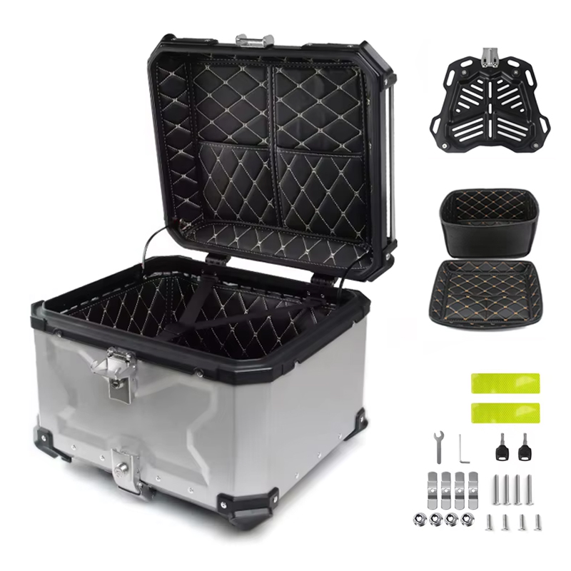 Aluminum Top Case Luggage Box 45L 55L - 알루미늄 오토바이 탑 케이스 방수 유니버설