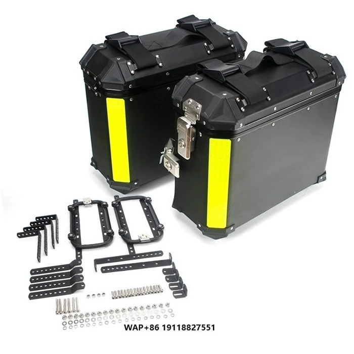 Motorcycle Saddlebags Hard Luggage Panniers - 스즈키 및 아프릴리아용 알루미늄 사이드 패니어
