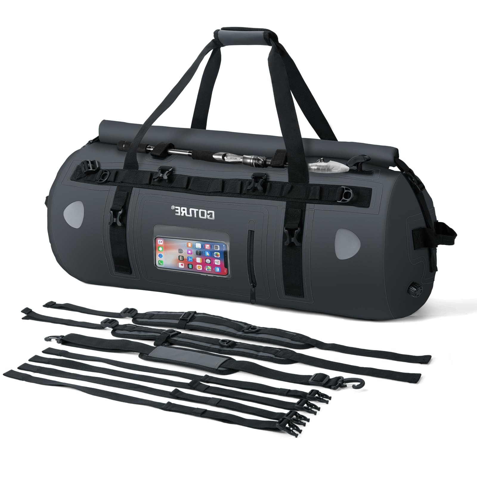 Motorcycle Tail Bag Waterproof Roll Top - 고투어 오토바이 방수 더플백 & 러기지