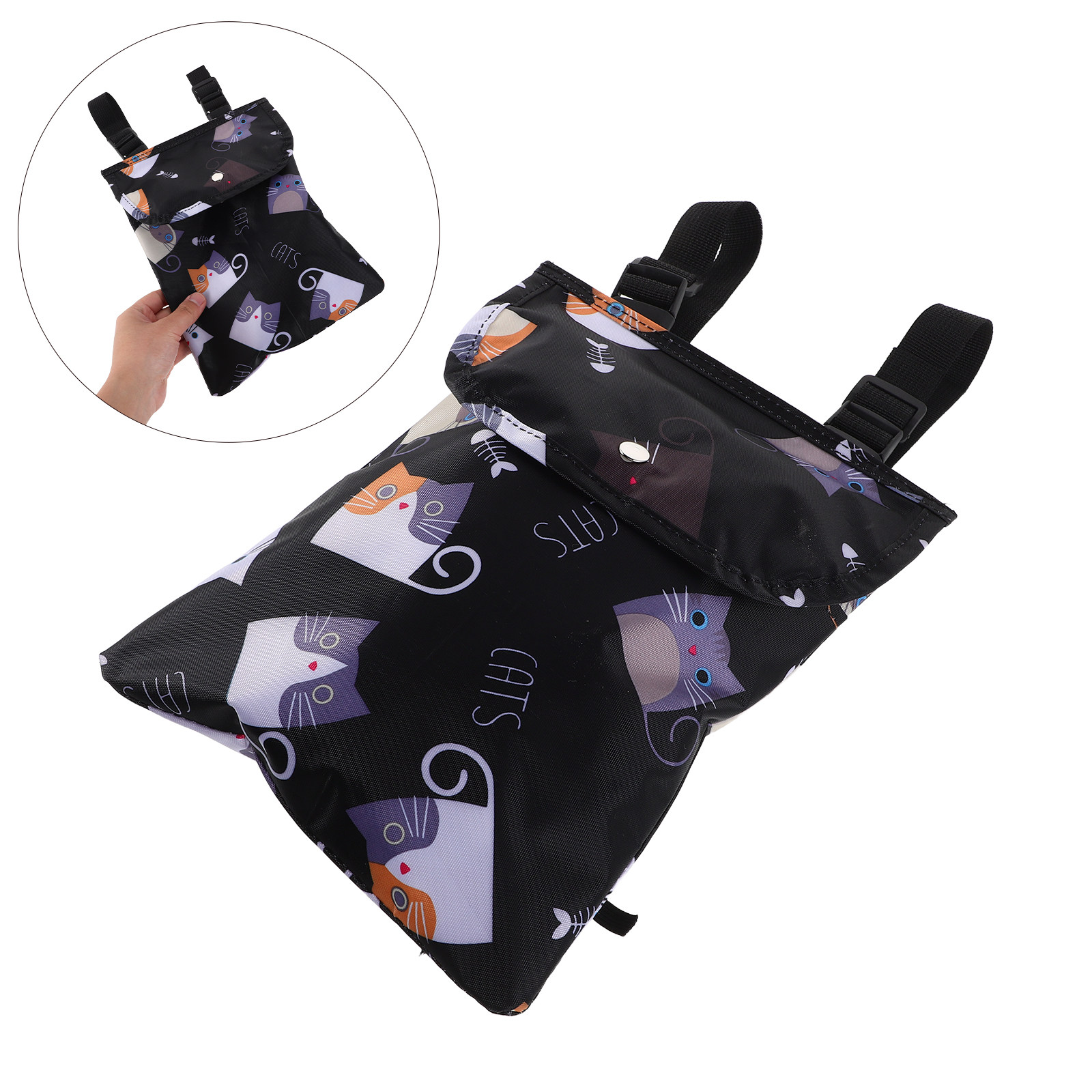 Waterproof Motorcycle Handlebar Bag Pouch - 전기 자전거용 대용량 방수 전면 가방,