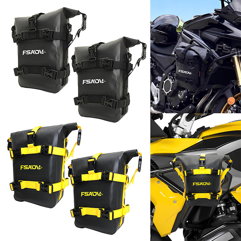 Motorcycle Crash Bar Waterproof Dry Bag - 야외 탱크 사이드 백 오토바이 새들백