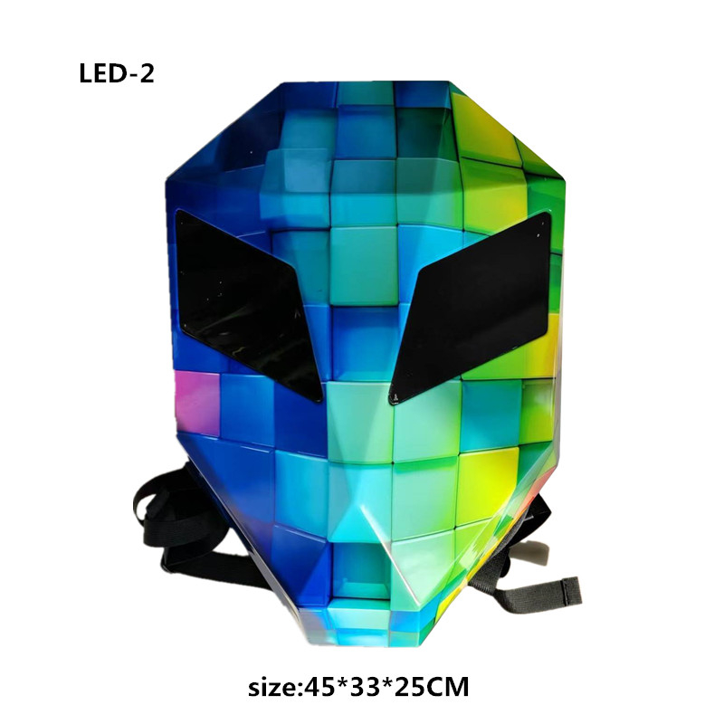 Motorcycle Helmet Backpack Waterproof Led - LED 배낭 오토바이 헬멧 가방 승마