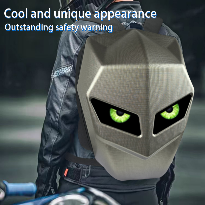 Motorcycle Helmet Backpack Waterproof Led - 오토바이 배낭 LED 눈, 탄소 섬유
