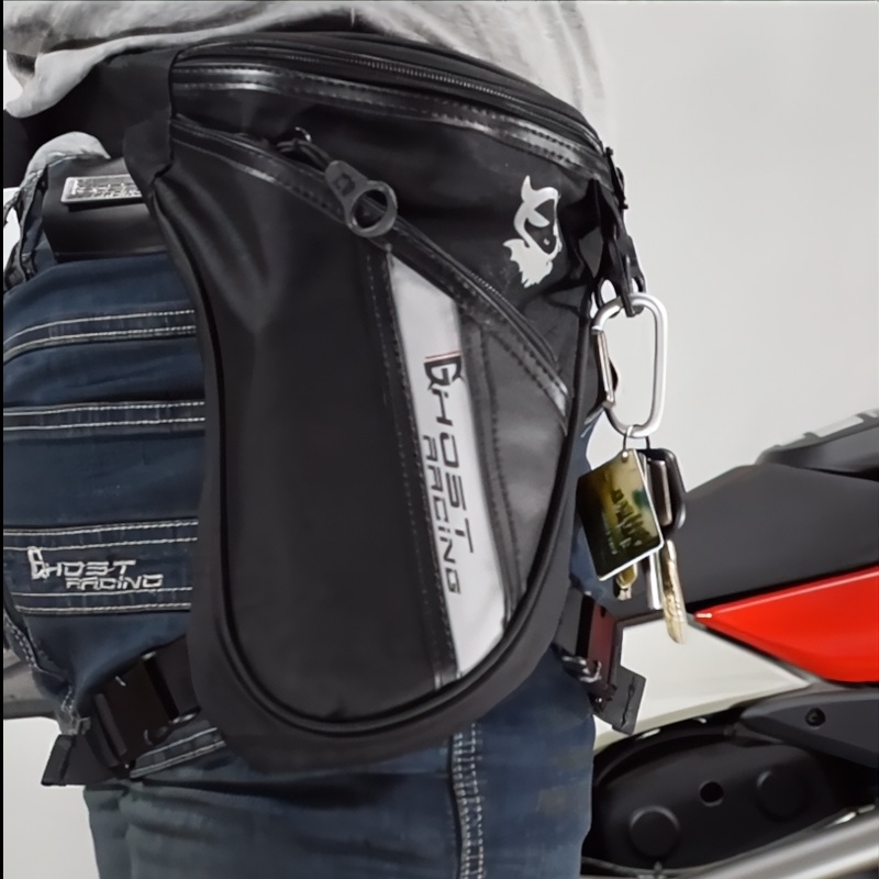 Motorcycle Leg Bag Drop Thigh Pouch - 남성용 방수 드롭 레그 백 다기능