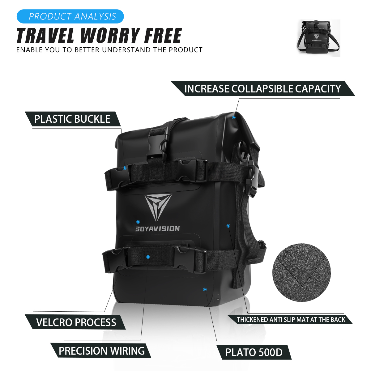 S/M/L 야외 탱크 사이드 백 오토바이 새들백 공구  - Motorcycle Crash Bar Waterproof Dry Bag 리뷰 및 가격