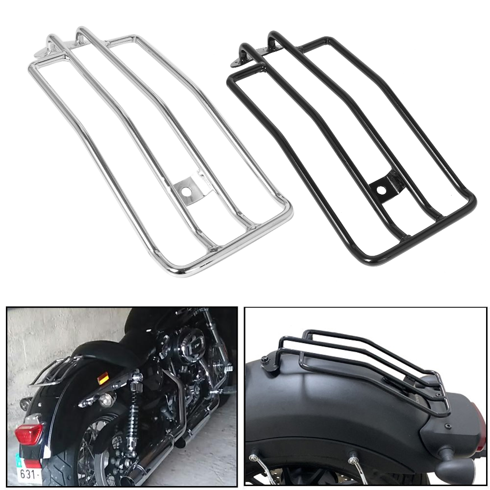 할리 스포스터 XL 883 1200용 오토바이 블랙/크 - Motorcycle Luggage Rack Rear Carrier Steel 리뷰 및 가격