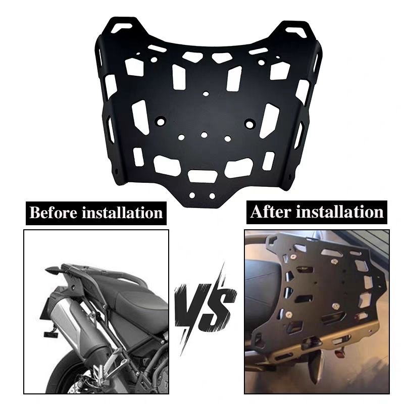 타이거 900 랠리 프로 GT 프로 타이거 850 12 - Motorcycle Luggage Rack Rear Carrier Steel 리뷰 및 가격