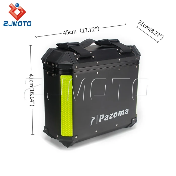 2개 알루미늄 사이드 패니어 박스 오토바이 안장 하드  - Motorcycle Saddlebags Hard Luggage Panniers 리뷰 및 가격