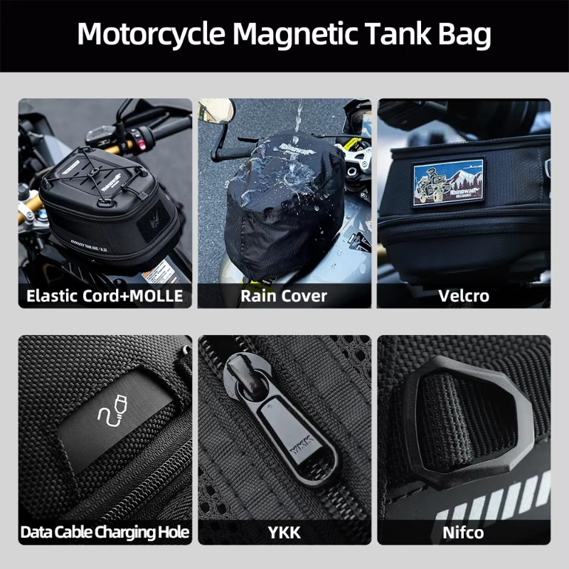 SUZUKI V-Strom 250 650 850DE 1 - Motorcycle Tank Bag Magnetic Quick Release 리뷰 및 가격