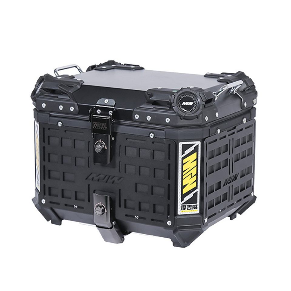 새로운 알루미늄 오토바이 탑박스 45L 55L 범용 방 - Aluminum Top Case Luggage Box 45L 55L 리뷰 및 가격