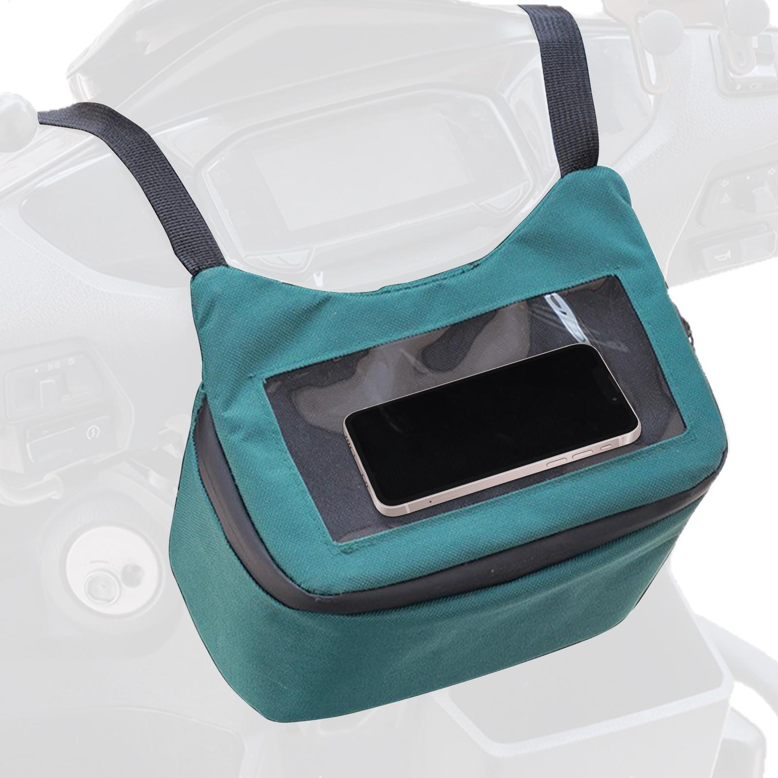 핸들바 가방 오토바이 방수 수납칸 전면 포켓 터치스크린 - Waterproof Motorcycle Handlebar Bag Pouch 리뷰 및 가격