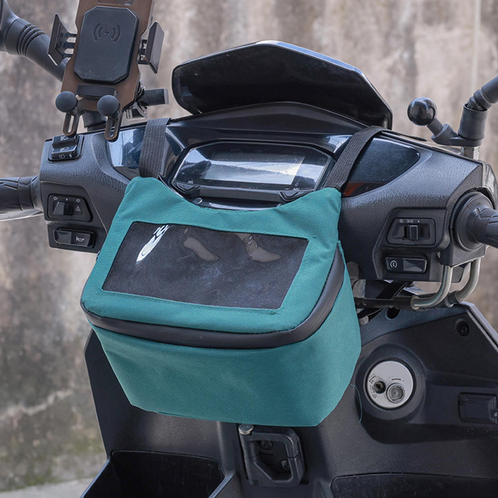 핸들바 가방 오토바이 방수 수납칸 전면 포켓 터치스크린 - Waterproof Motorcycle Handlebar Bag Pouch 리뷰 및 가격