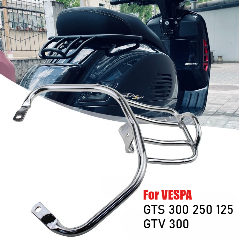 베스파 GTS300 GTV300 GTS 300 250  - Motorcycle Luggage Rack Rear Carrier Steel 리뷰 및 가격