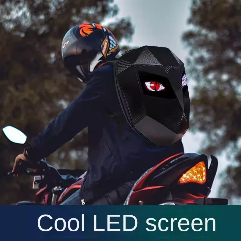 LOY LED Mochila 나이트 사이클링 배낭 패션 - Motorcycle Helmet Backpack Waterproof Led 리뷰 및 가격