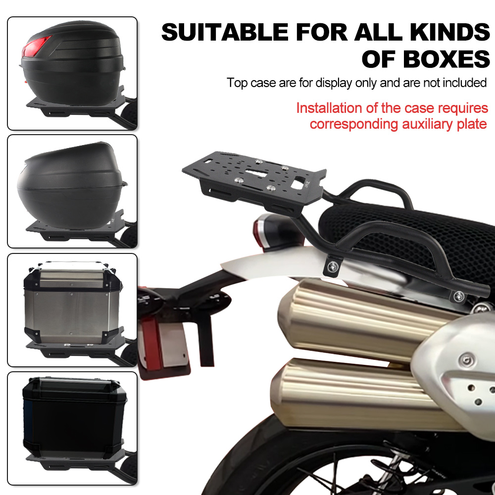 Triumph Scrambler 1200 X 1200  - Motorcycle Luggage Rack Rear Carrier Steel 리뷰 및 가격