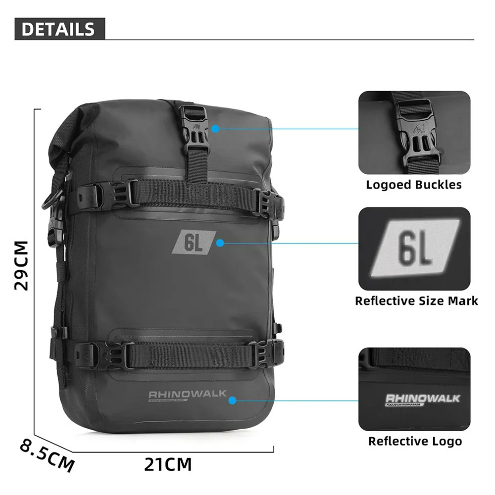 Rhinowalk 크래시 바 드라이 백, 방수 오토바이 - Motorcycle Crash Bar Waterproof Dry Bag 리뷰 및 가격