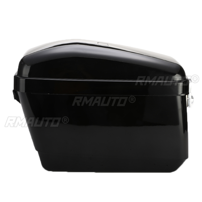 1쌍 유니버설 30L 블랙/화이트 오토바이 사이드 박스 - Motorcycle Saddlebags Hard Luggage Panniers 리뷰 및 가격