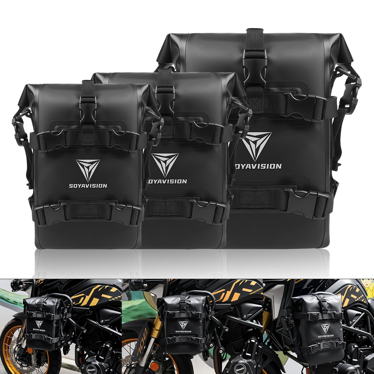 야외 탱크 사이드 백 오토바이 새들백 공구 가방 크래시 - Motorcycle Crash Bar Waterproof Dry Bag 리뷰 및 가격