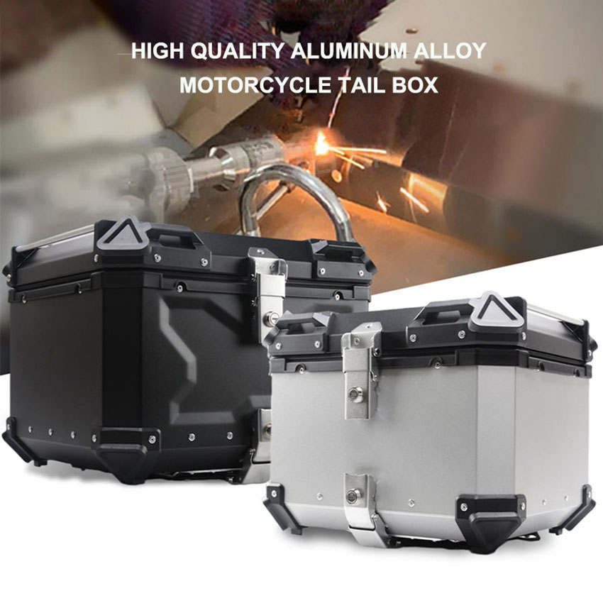 55L 45L 알루미늄 합금 오토바이 박스 범용 오토바 - Aluminum Top Case Luggage Box 45L 55L 리뷰 및 가격