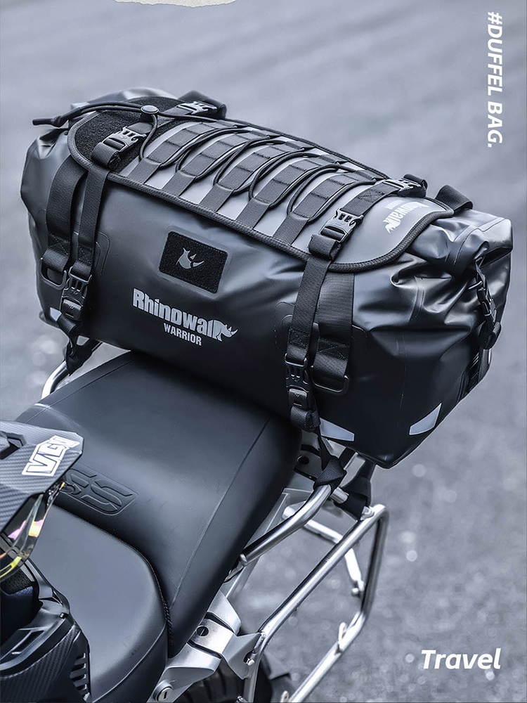 Rhinowalk 오토바이 리어백 20L 40L 65L - Motorcycle Tail Bag Waterproof Roll Top 리뷰 및 가격