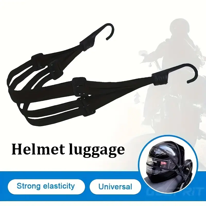 헤비 듀티 탄성 오토바이 헬멧 카고 네트, 2개의 후크 - Cargo Net Bungee Cord Motorcycle Helmet 리뷰 및 가격