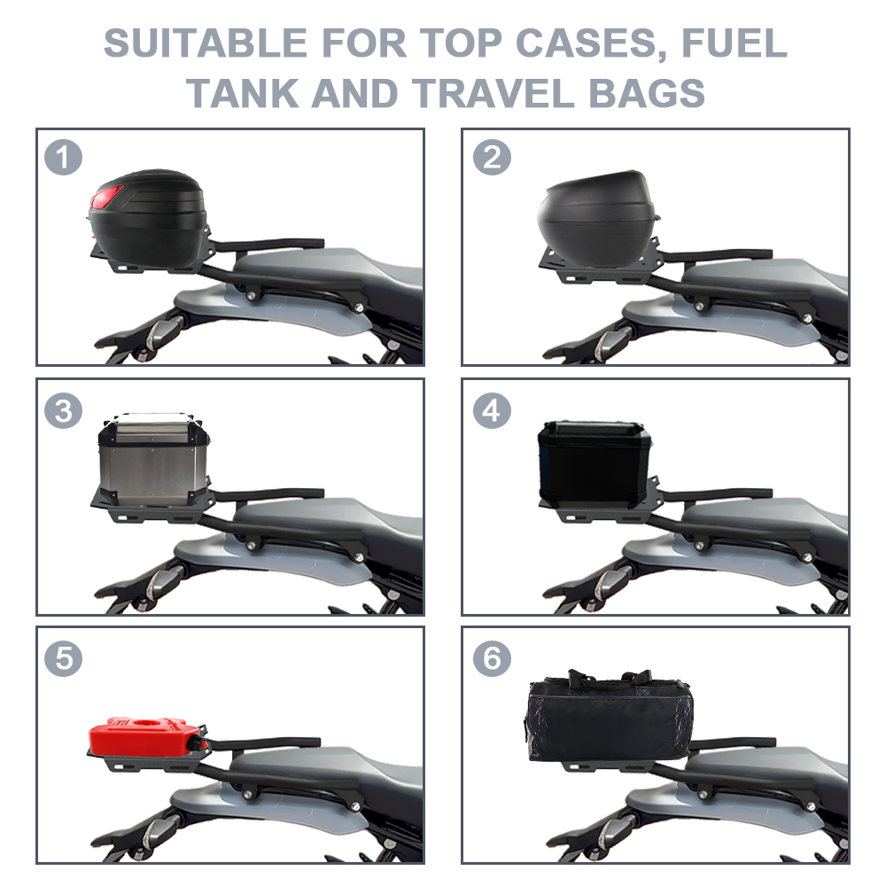 오토바이 리어 러기지 랙 캐리어 케이스 탑 박스 지지대 - Motorcycle Luggage Rack Rear Carrier Steel 리뷰 및 가격