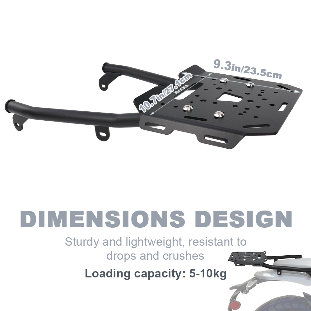 오토바이 리어 러기지 랙 캐리어 케이스 탑 박스 지지대 - Motorcycle Luggage Rack Rear Carrier Steel 리뷰 및 가격