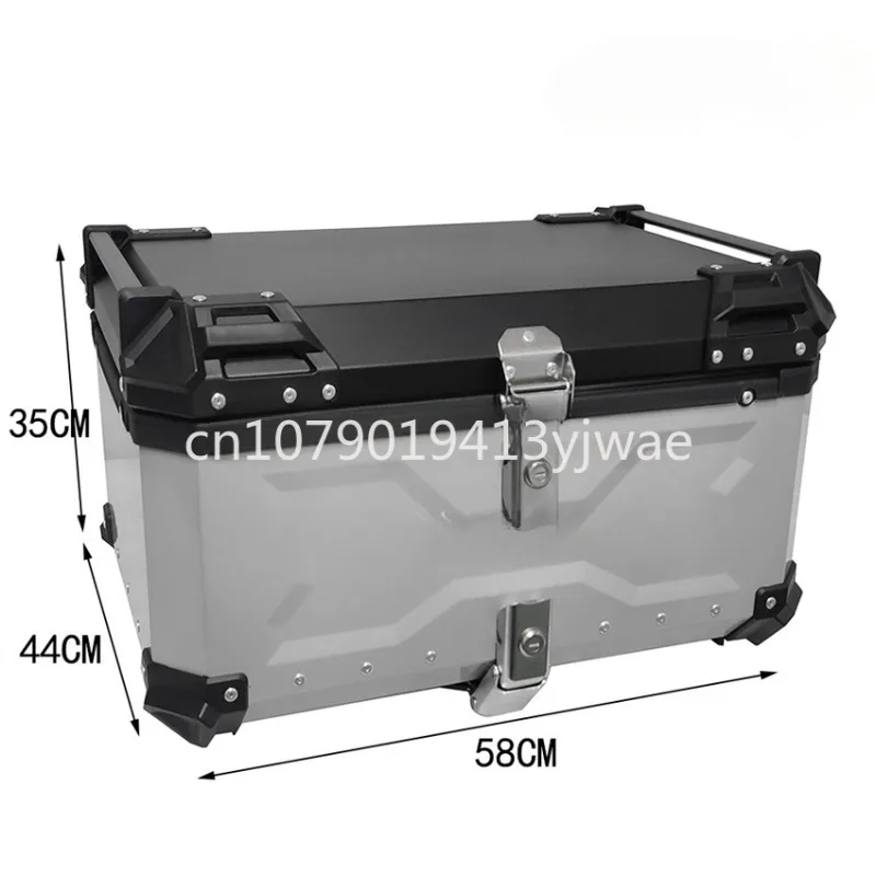 오토바이 리어 탑 케이스 모토 러기지 스토리지 테일 박 - Aluminum Top Case Luggage Box 45L 55L 리뷰 및 가격