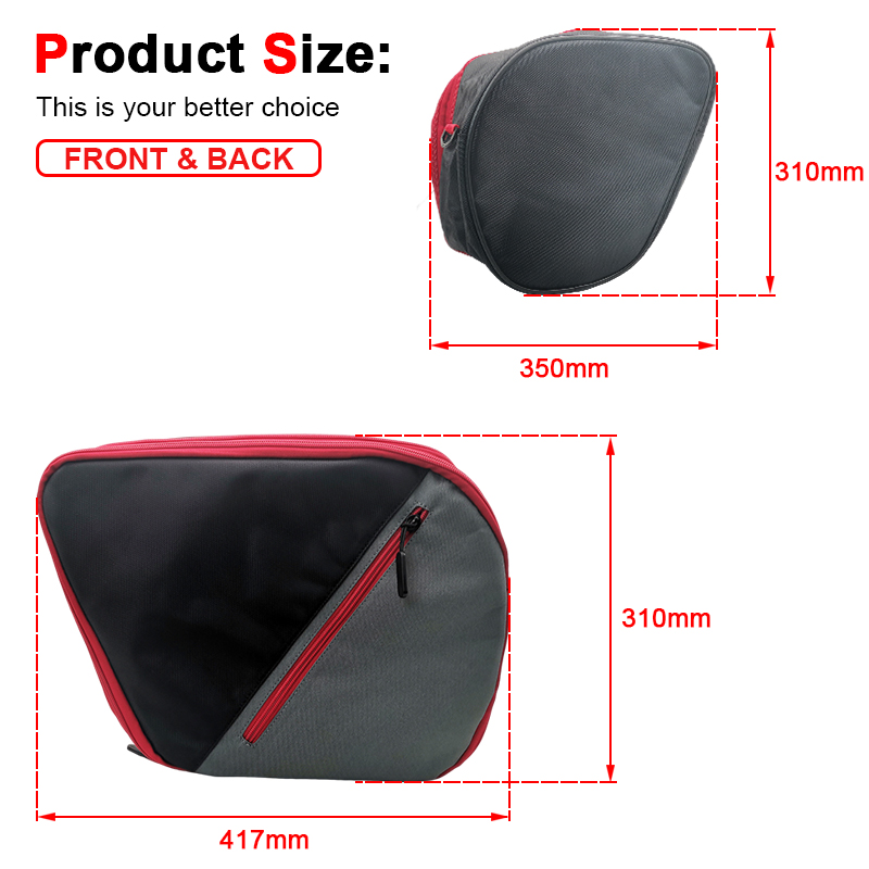 새로운 오토바이 부품 라이너 내부 수하물 보관 사이드  - Motorcycle Saddlebag Liner Inner Bags 리뷰 및 가격