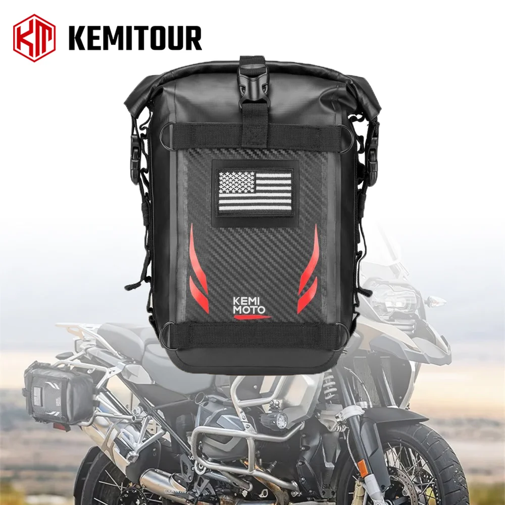 오토바이용 방수 사이드 백, 6.5L 용량, 야외용 방 - Motorcycle Crash Bar Waterproof Dry Bag 리뷰 및 가격