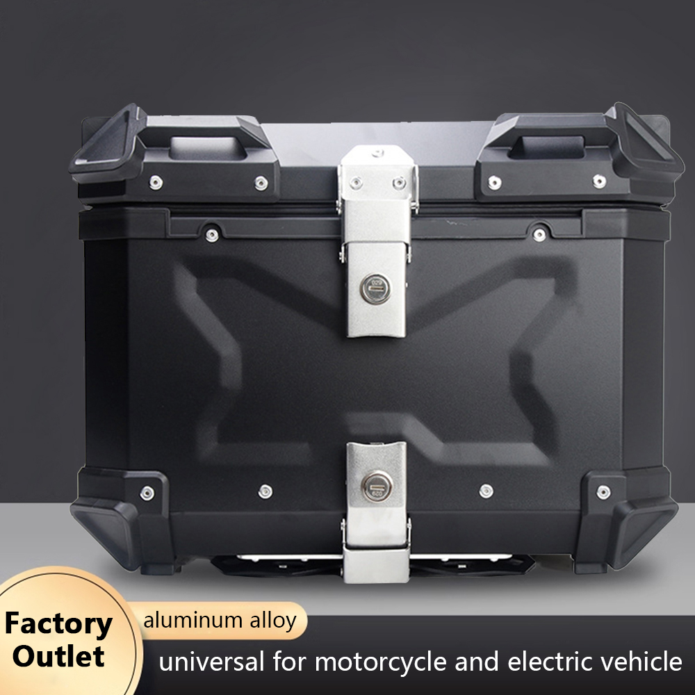 알루미늄 오토바이 박스 모토 탑 케이스, 후면 보관 수 - Aluminum Top Case Luggage Box 45L 55L 리뷰 및 가격
