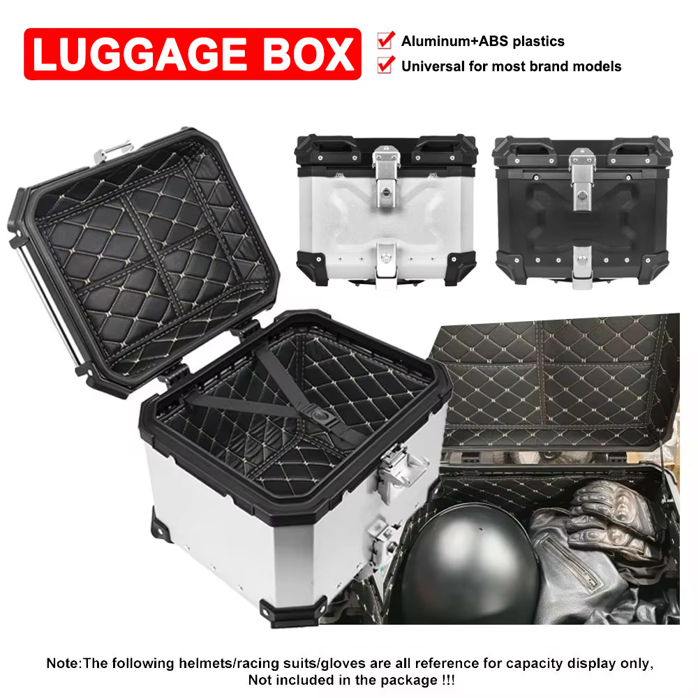 45L, 55L, 65L 용량의 범용형 탑 박스, 오토 - Aluminum Top Case Luggage Box 45L 55L 리뷰 및 가격