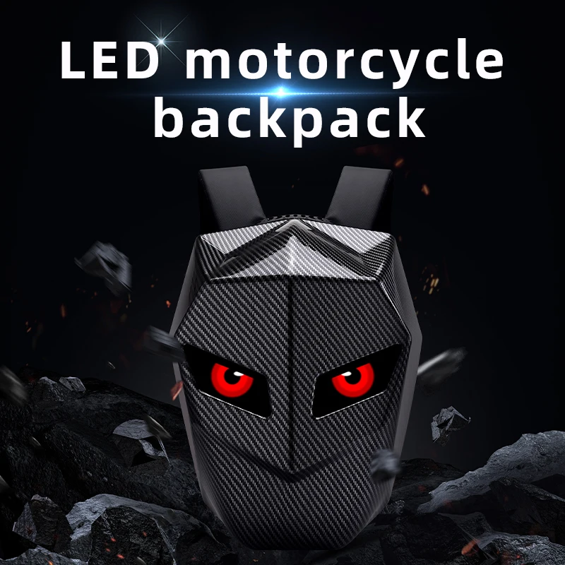 남성용 LED 백팩, 하드쉘 패션 오토바이 사이클링 헬 - Motorcycle Helmet Backpack Waterproof Led 리뷰 및 가격