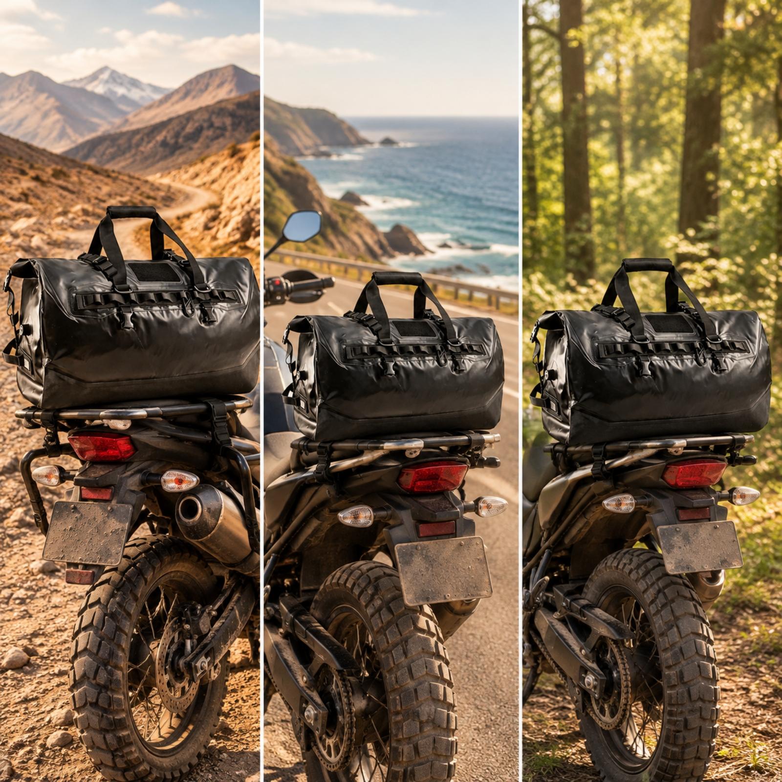 대용량 방수 롤 탑형 오토바이용 테일 백, 휴대용 사진 - Motorcycle Tail Bag Waterproof Roll Top 리뷰 및 가격