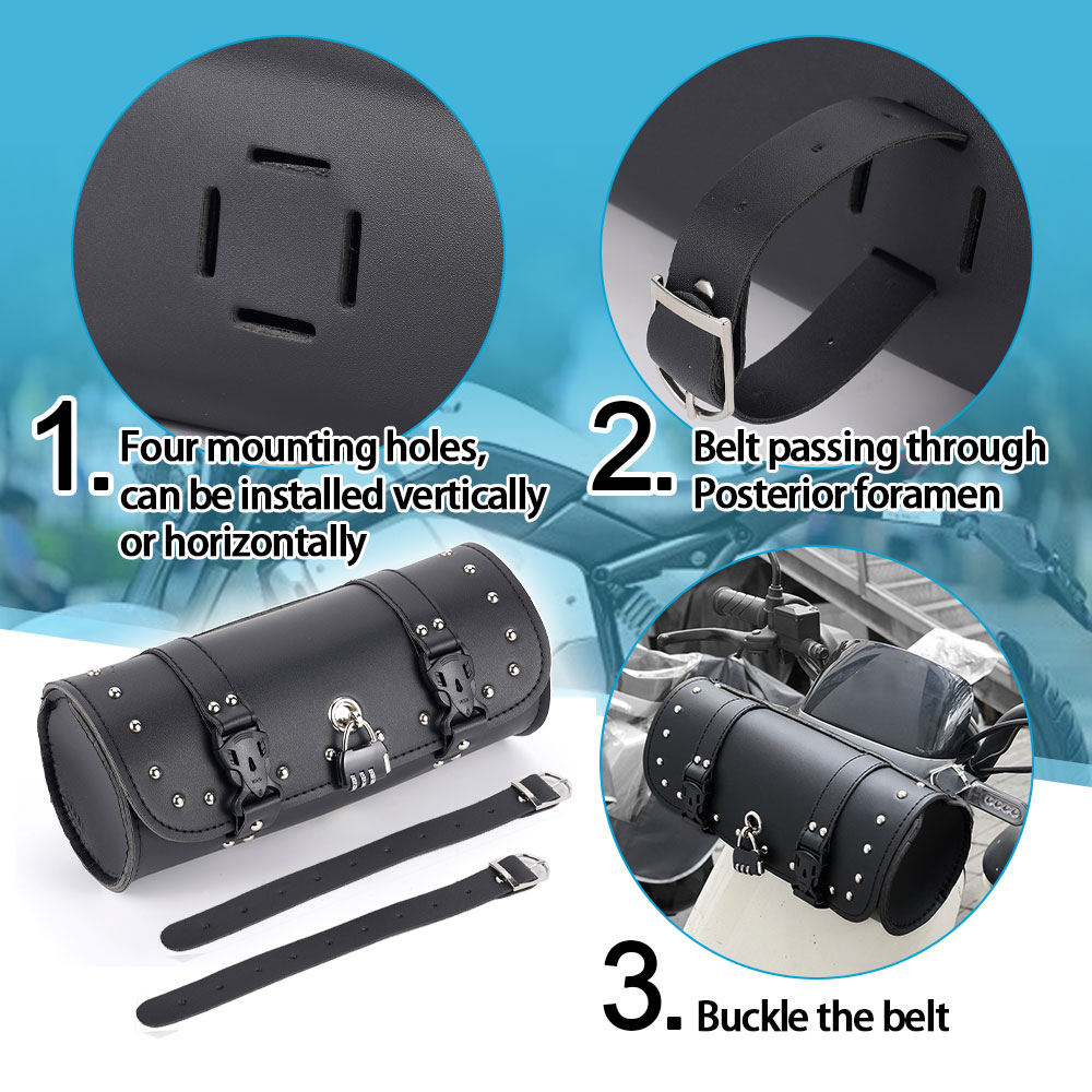 오토바이 수하물 보관 주머니 안장 가방 모토 배낭 핸들 - Waterproof Motorcycle Handlebar Bag Pouch 리뷰 및 가격