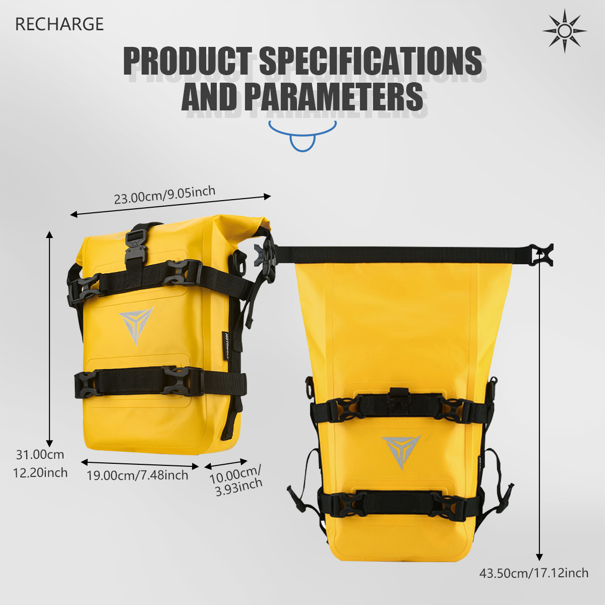 오토바이 탱크 사이드백, 안장 가방, 공구팩, 크래시바 - Motorcycle Crash Bar Waterproof Dry Bag 리뷰 및 가격