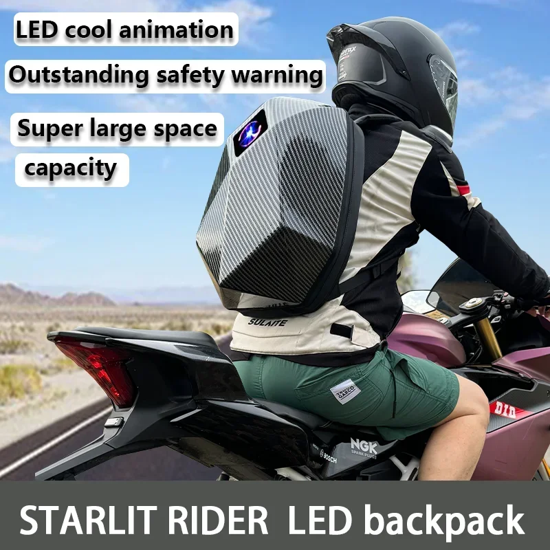 LED 나이트 사이클링 배낭, 눈 오토바이 헬멧, 방수 - Motorcycle Helmet Backpack Waterproof Led 리뷰 및 가격