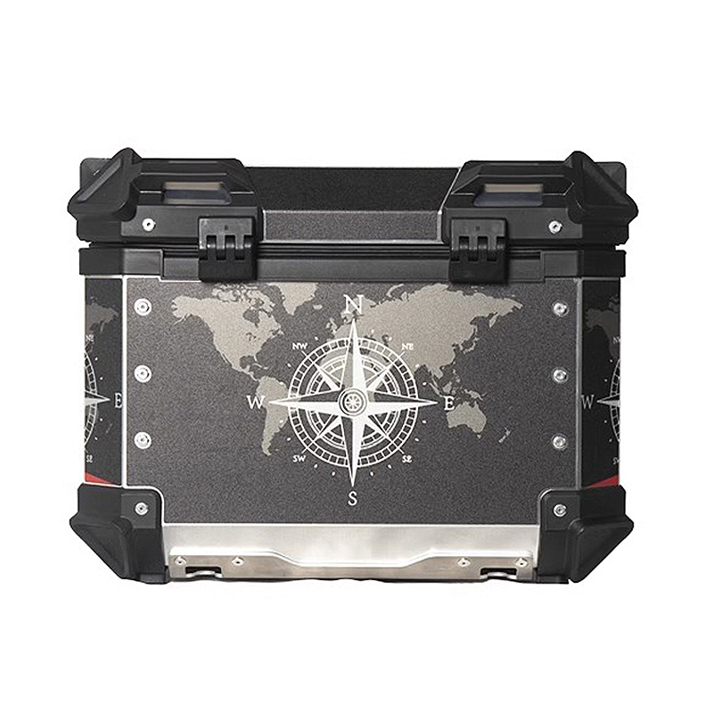 45L 55L 알루미늄 모터사이클 헬멧 박스 트렁크 탑 - Aluminum Top Case Luggage Box 45L 55L 리뷰 및 가격