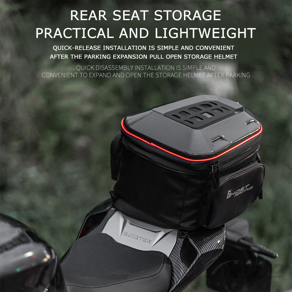 확장 가능한 오토바이용 뒷좌석 헬멧 가방, 견고한 하드 - Motorcycle Helmet Backpack Waterproof Led 리뷰 및 가격